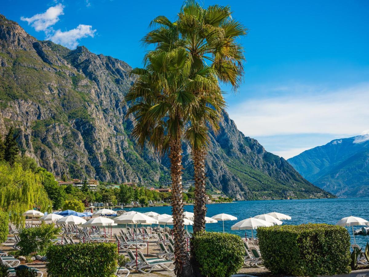 Hotel Leonardo Da Vinci Limone sul Garda Bagian luar foto